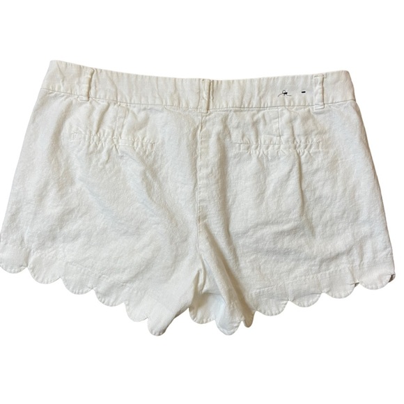 J.by J.Crew White Scalloped Shorts - Picture 3 of 8